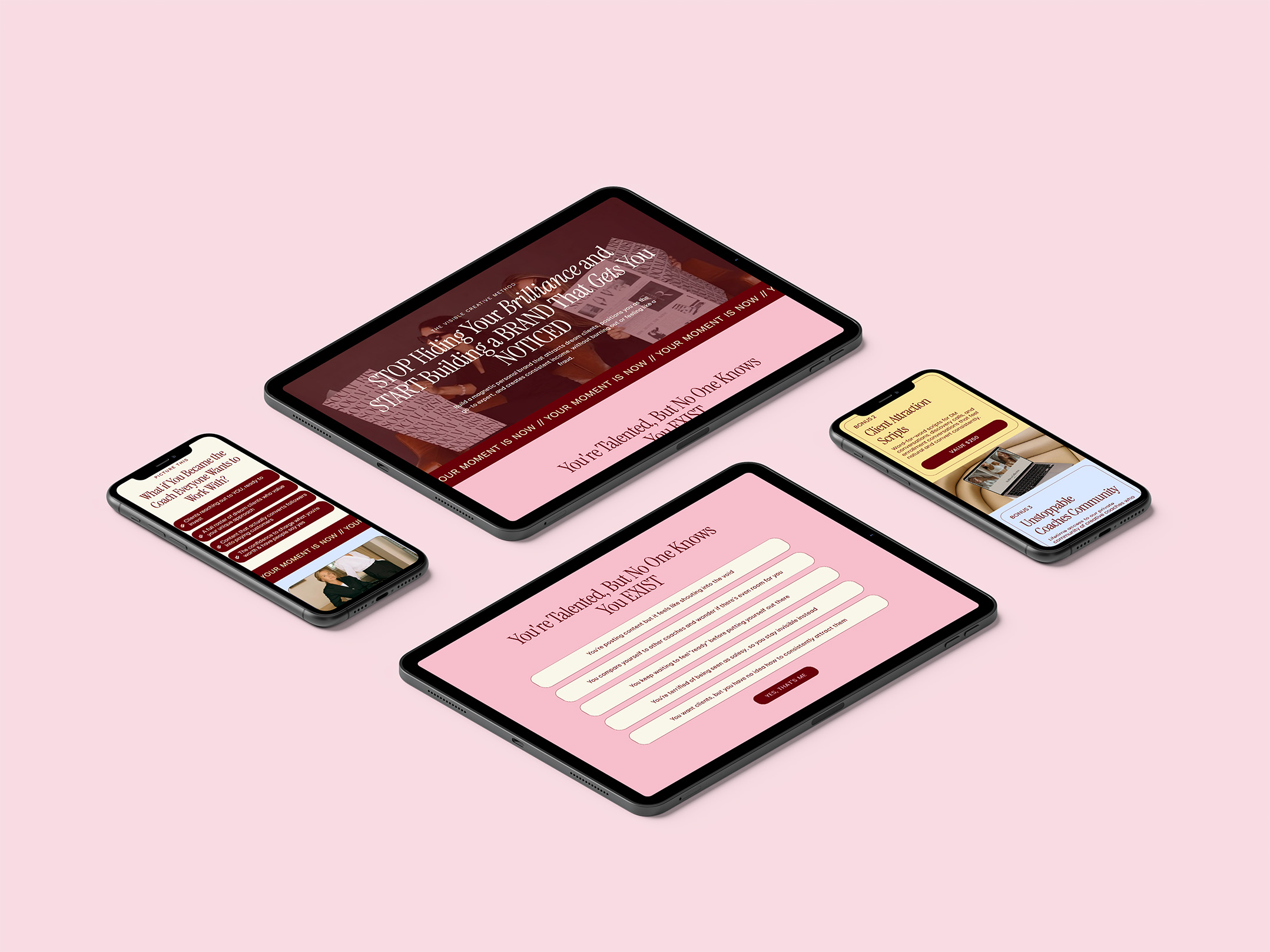 Aligned & Unstoppable Landing Page